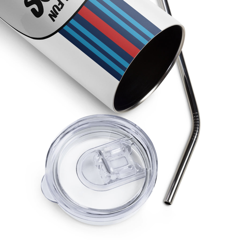 Martini Racing Livery Coffee Tumbler Gift - Drive Fun Cars and